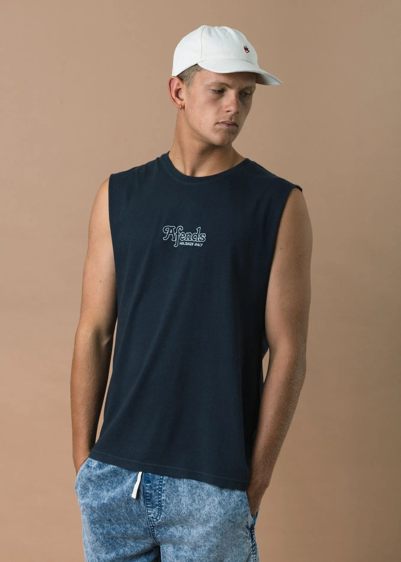 Afends Mens Holidaze - Bandcut Tee