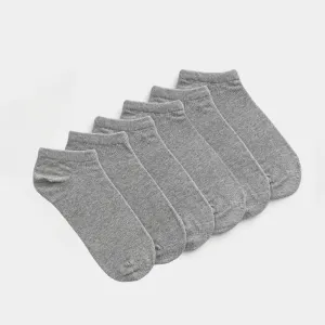 Ankle Socks for Women, 3 Pack, Gray