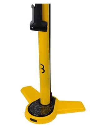 Bbb Floor Pump - Airsteel Extra Tall - Dual Head 3.0 Inc Large Guage (bfp-27)