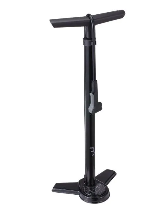 Bbb Floor Pump - Airsteel Extra Tall - Dual Head 3.0 Inc Large Guage (bfp-27)