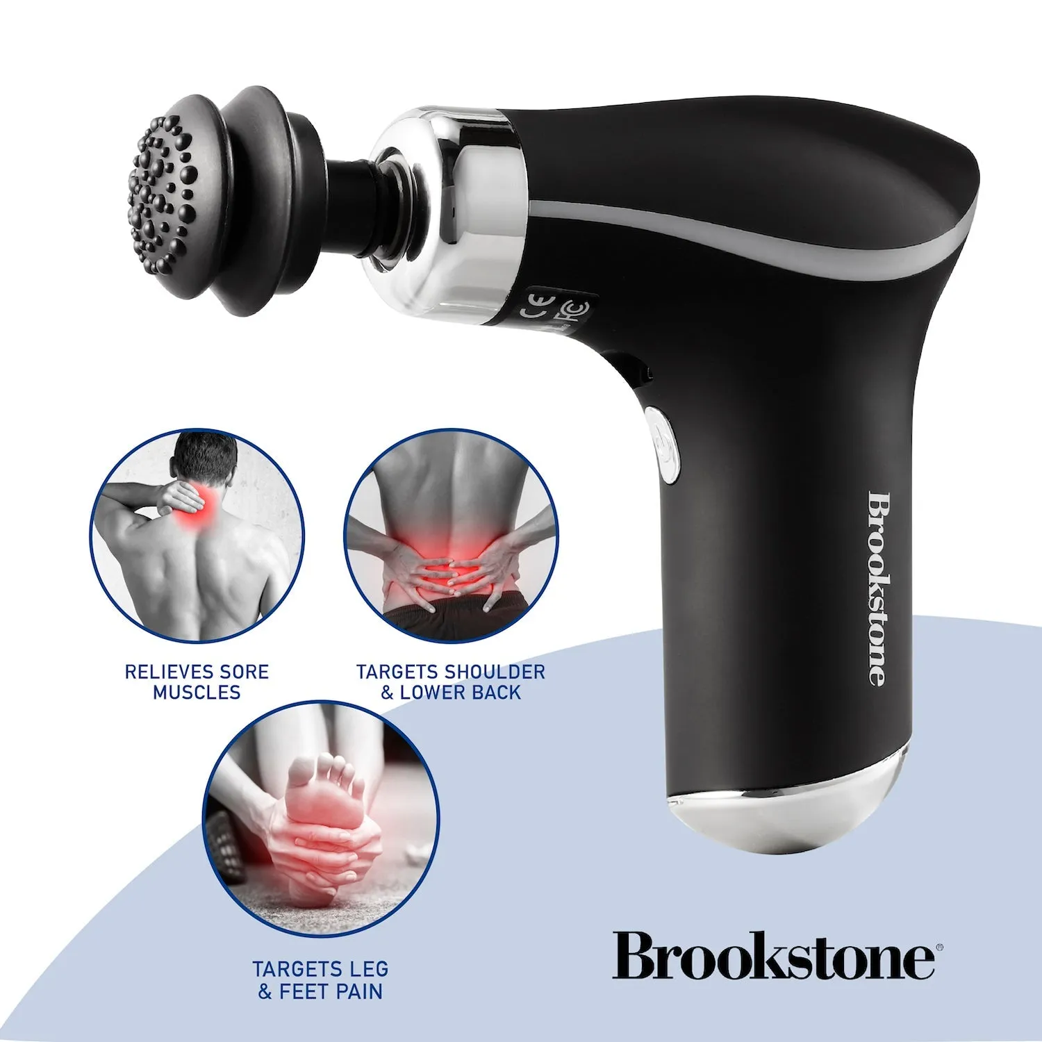 Brookstone Portable Deep Tissue Percussion Massager