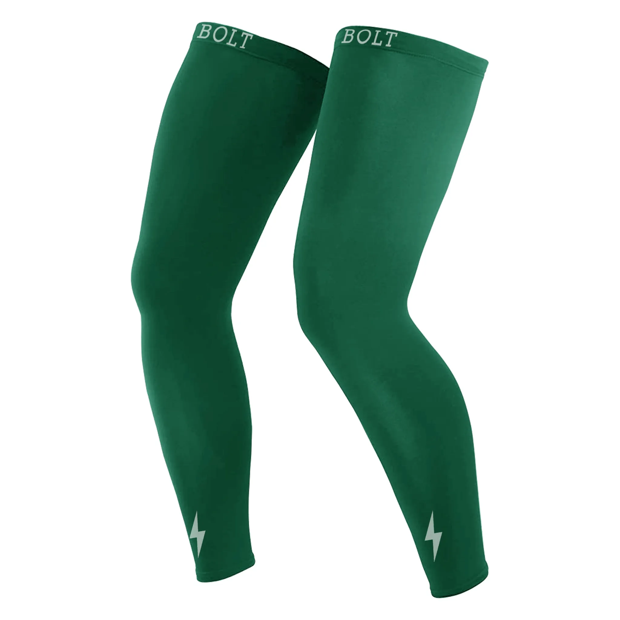 BRUCE BOLT Xtra Long Compression Leg Sleeves (pair) - GREEN