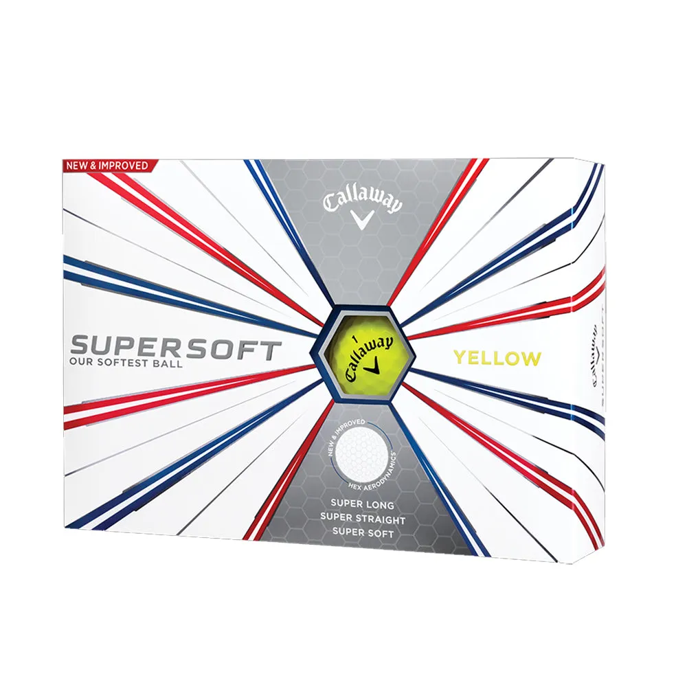 Callaway Supersoft Yellow Golf Balls