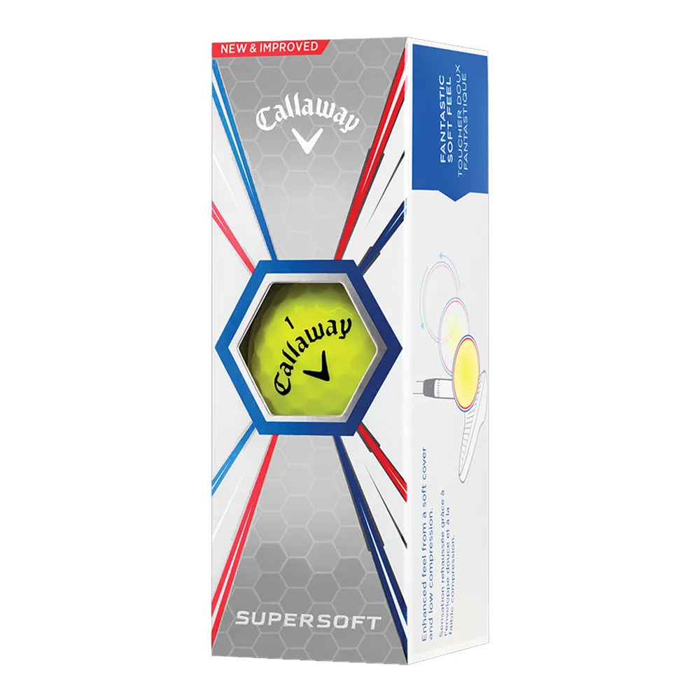 Callaway Supersoft Yellow Golf Balls