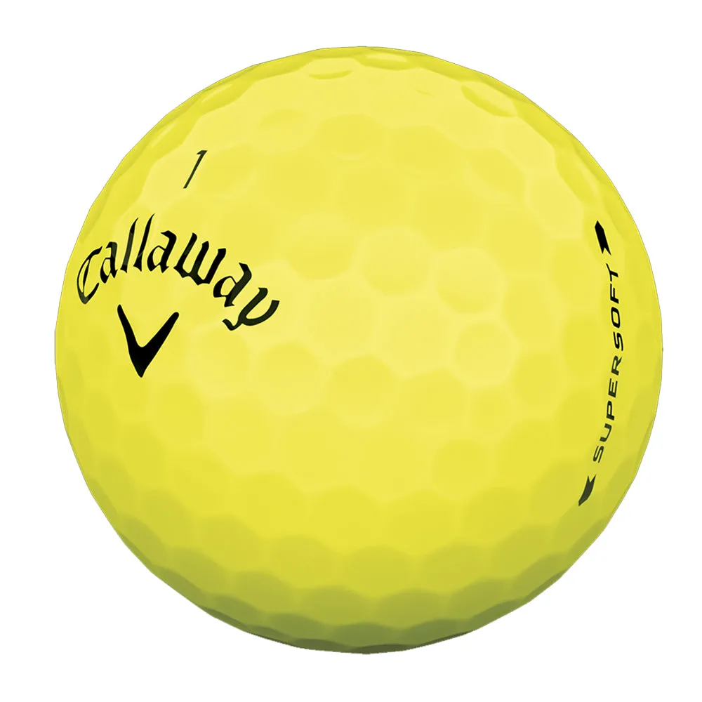 Callaway Supersoft Yellow Golf Balls