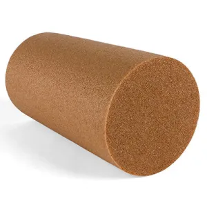 CanDo Foam Roller - Antimicrobial - Beige PE foam - 6" x 12" - Round