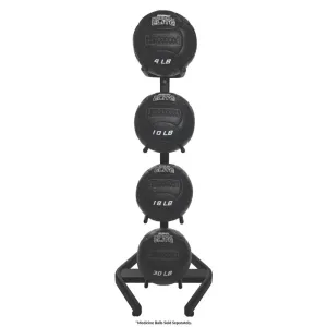 Champion Sports U-Ring Double Medicine Ball Tree