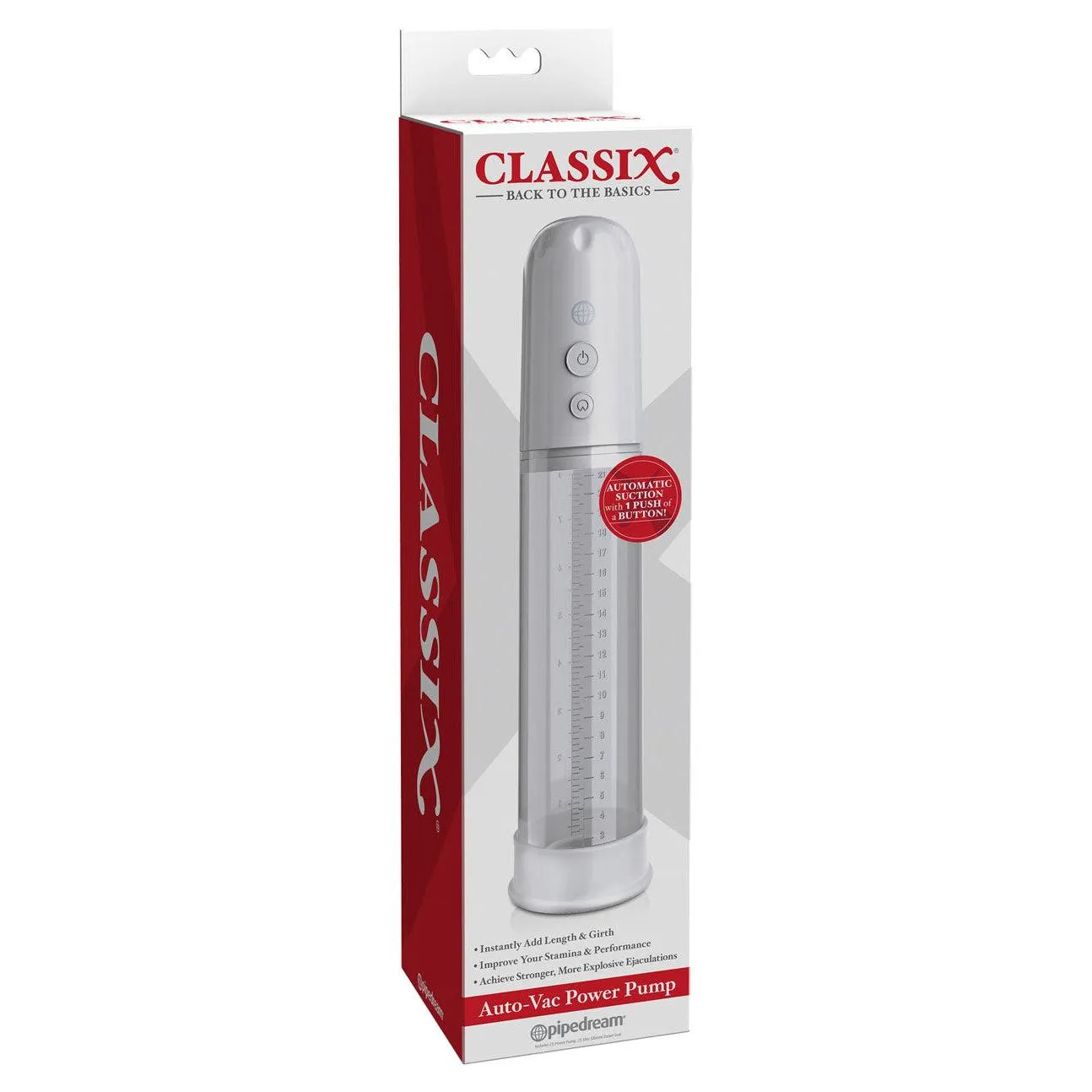 Classix Auto-Vac Power Pump - White