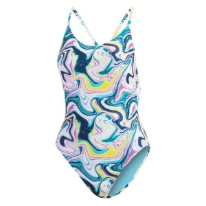 DOLFIN Women&#39;s Uglies Revibe Swirl Ya Lata Low X-Back 1-Piece