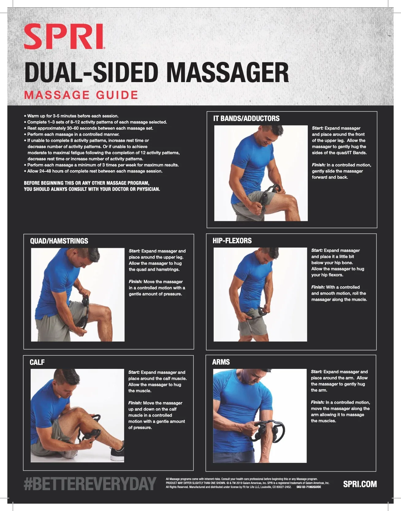 Dual-Sided Leg Massager