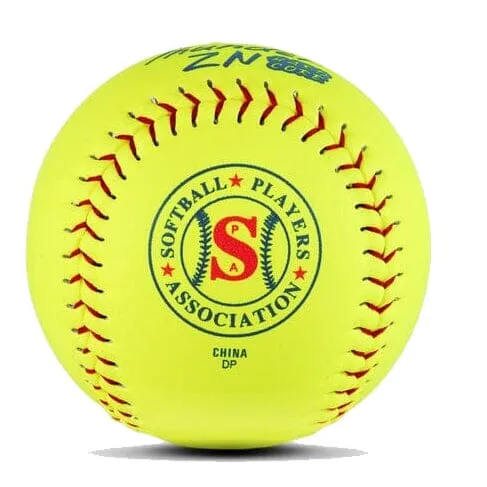 Dudley Thunder HARD CORE Slowpitch Softball 12” SPA Stamped  – One Dozen:  412HCSPA