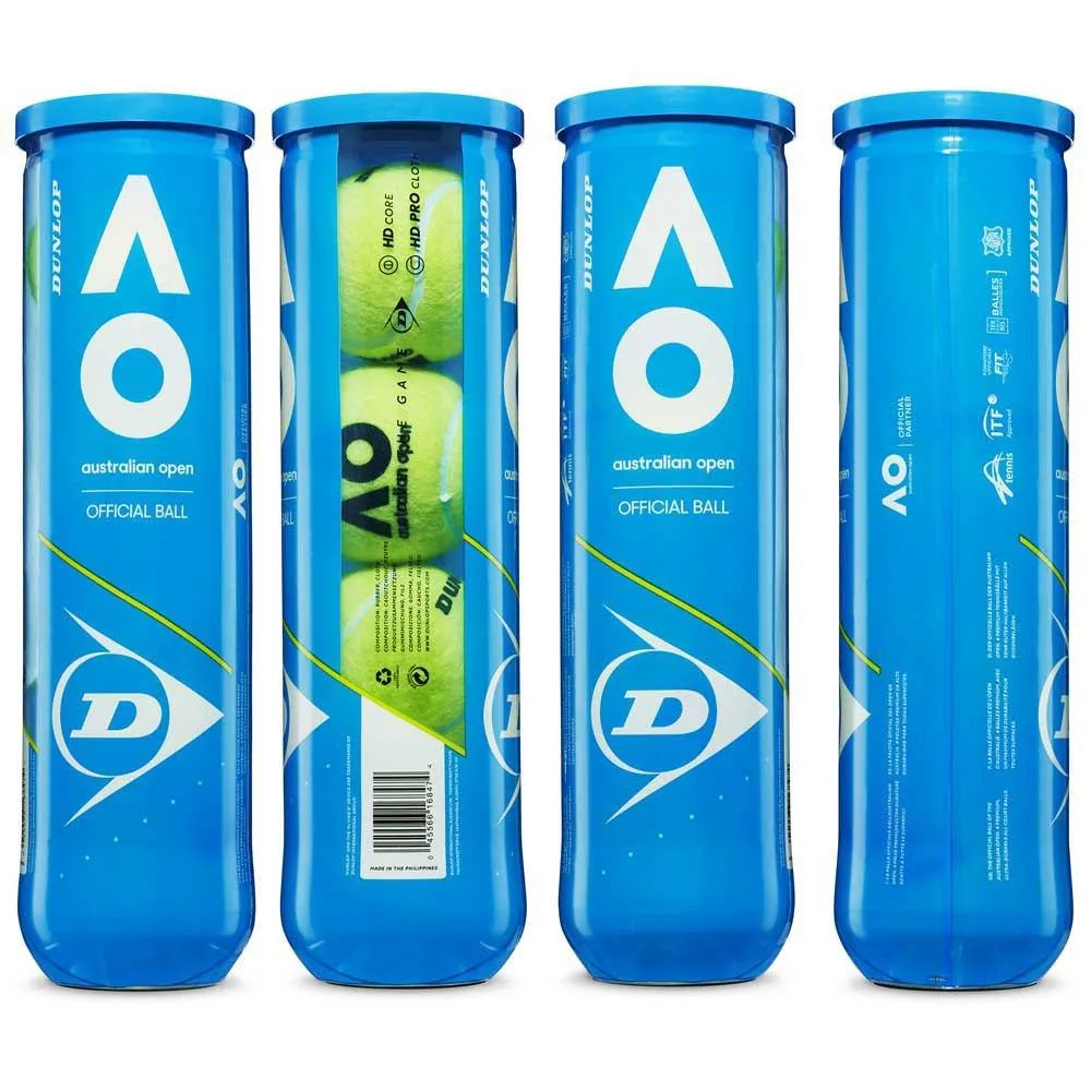 Dunlop Australian Open Tennis Balls