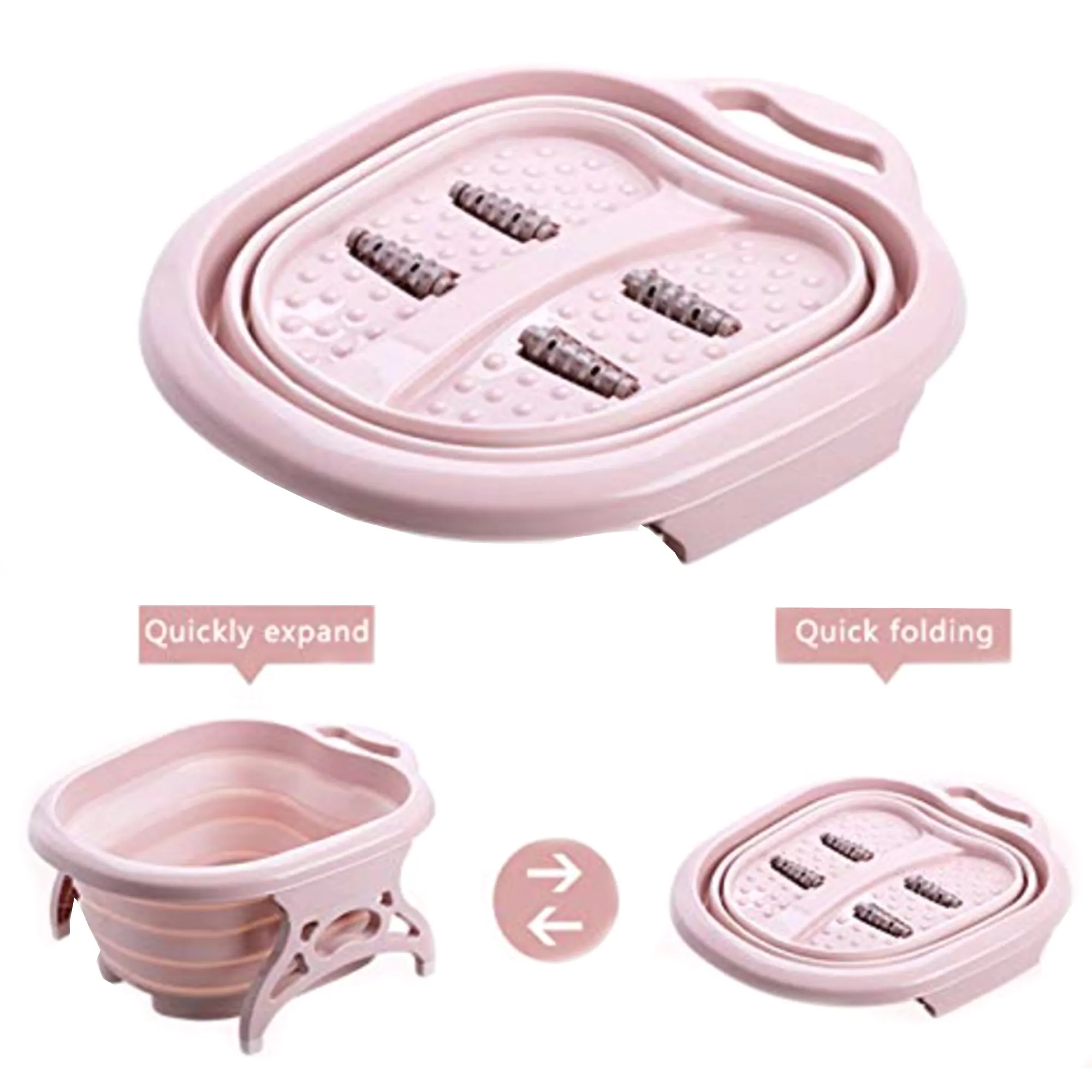 ESTELLE Beauty Collapsible Foot Spa - Pink