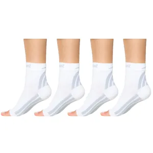 Foot Sleeves - White 2 Pack