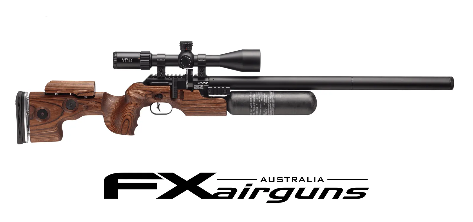 FX KING .22  RIGHT HAND  600MM  GRS BROWN