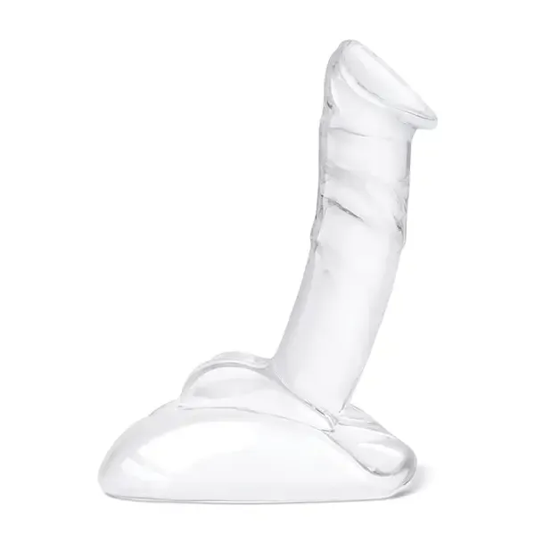 Glas 7.5" Rideable Standing Cock w/Stability Base