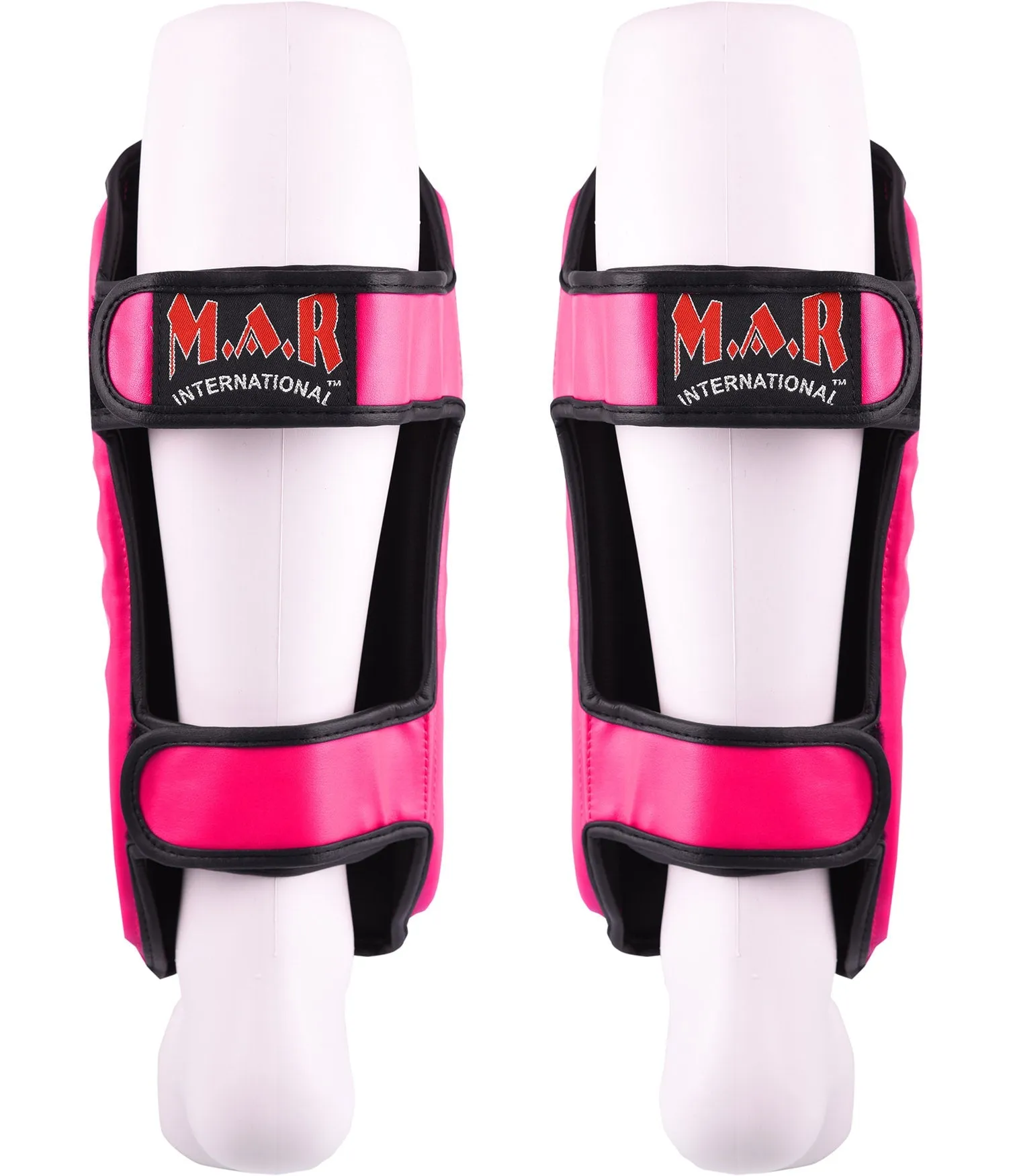 MAR-190C | Pink Shin Guards w/ Foam Padding