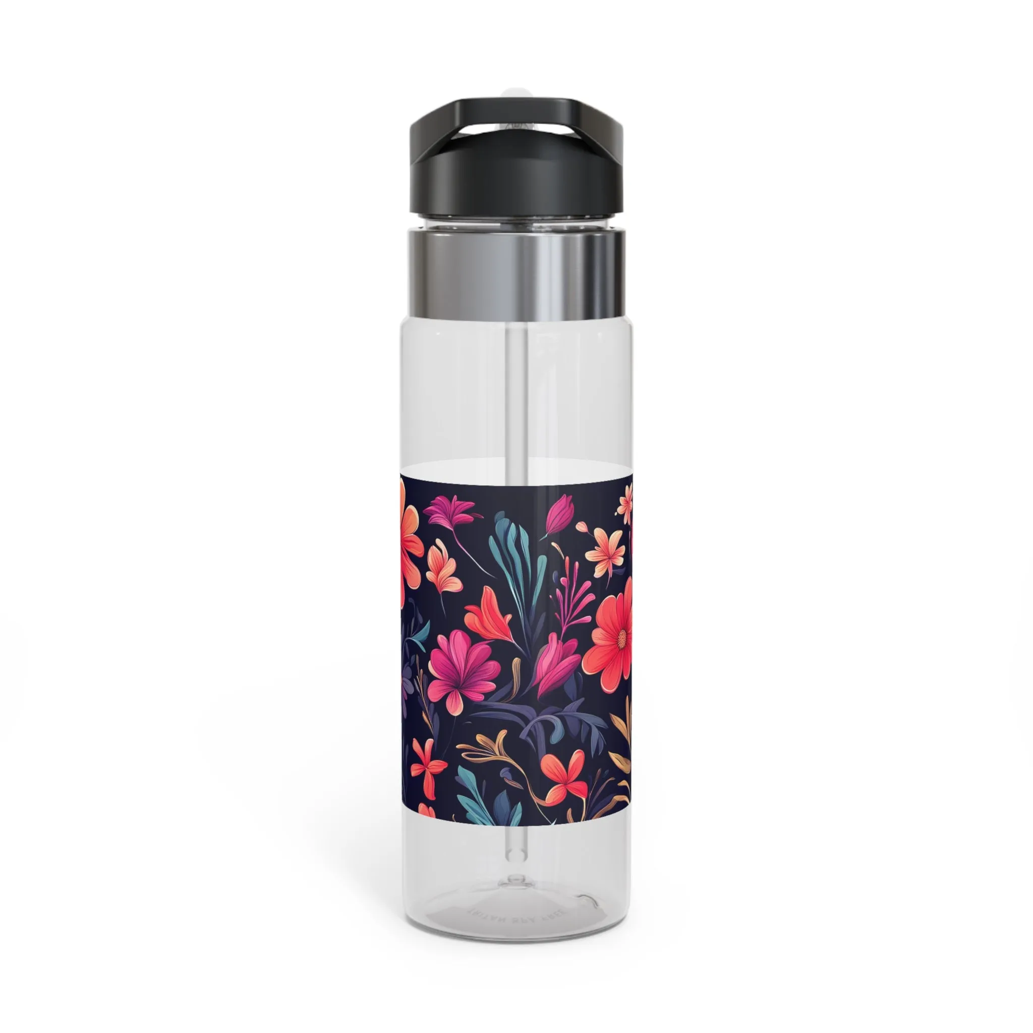 Night Blooming Wildflowers, 20oz Sport Water Bottle, BPA-Free, Tritan™ plastic