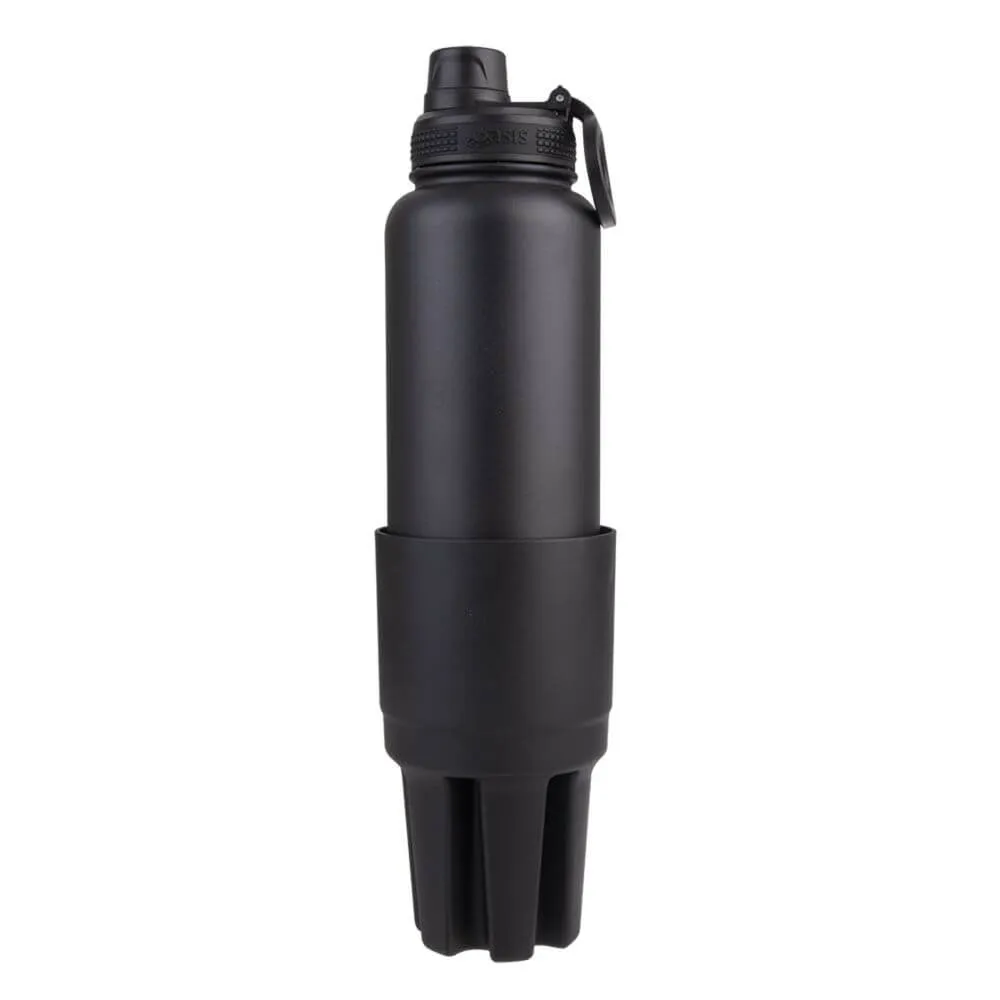 Oasis Car Cup Holder for 1.1L Water Bottles Black