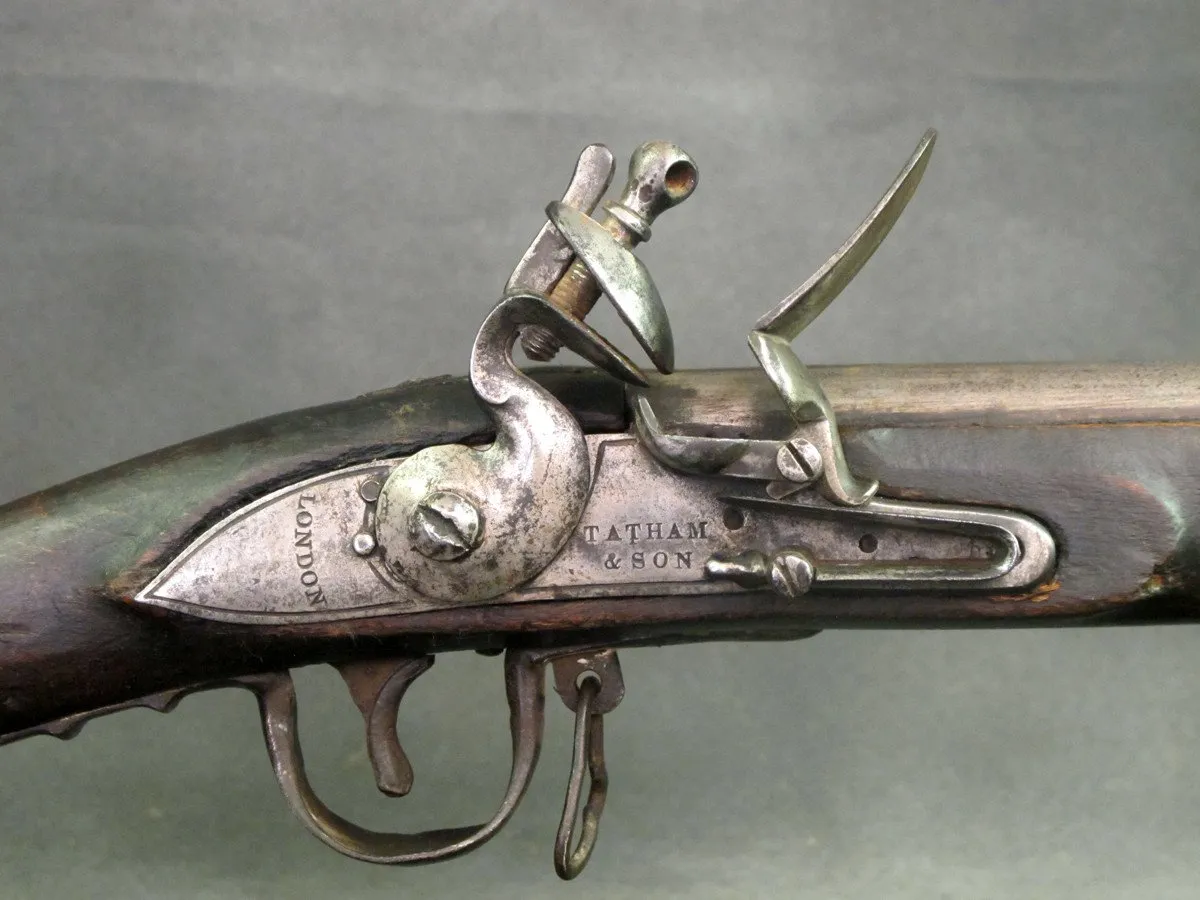 Original 1820 Tatham & Son British Flintlock Musket for Canadian Indian Trade