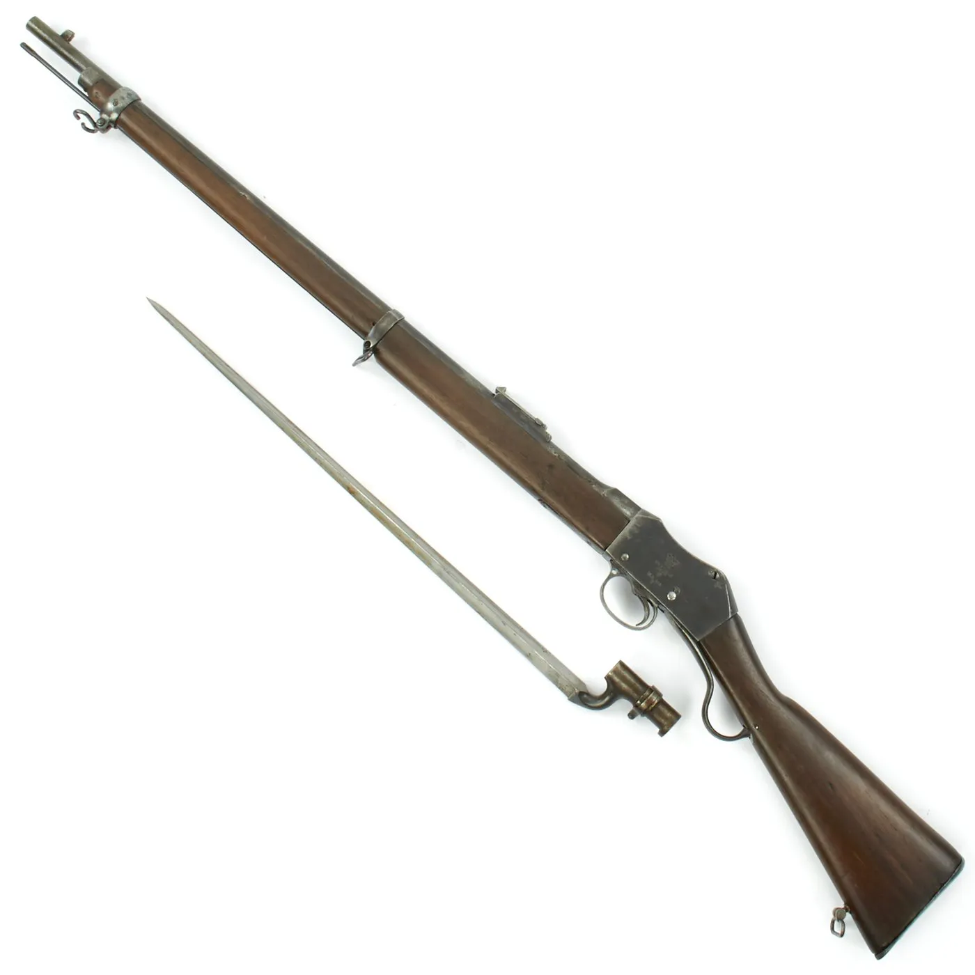 Original British Martini-Enfield .303 Rifle by RSAF Enfield with Bayonet - Dated 1881 converted 1895