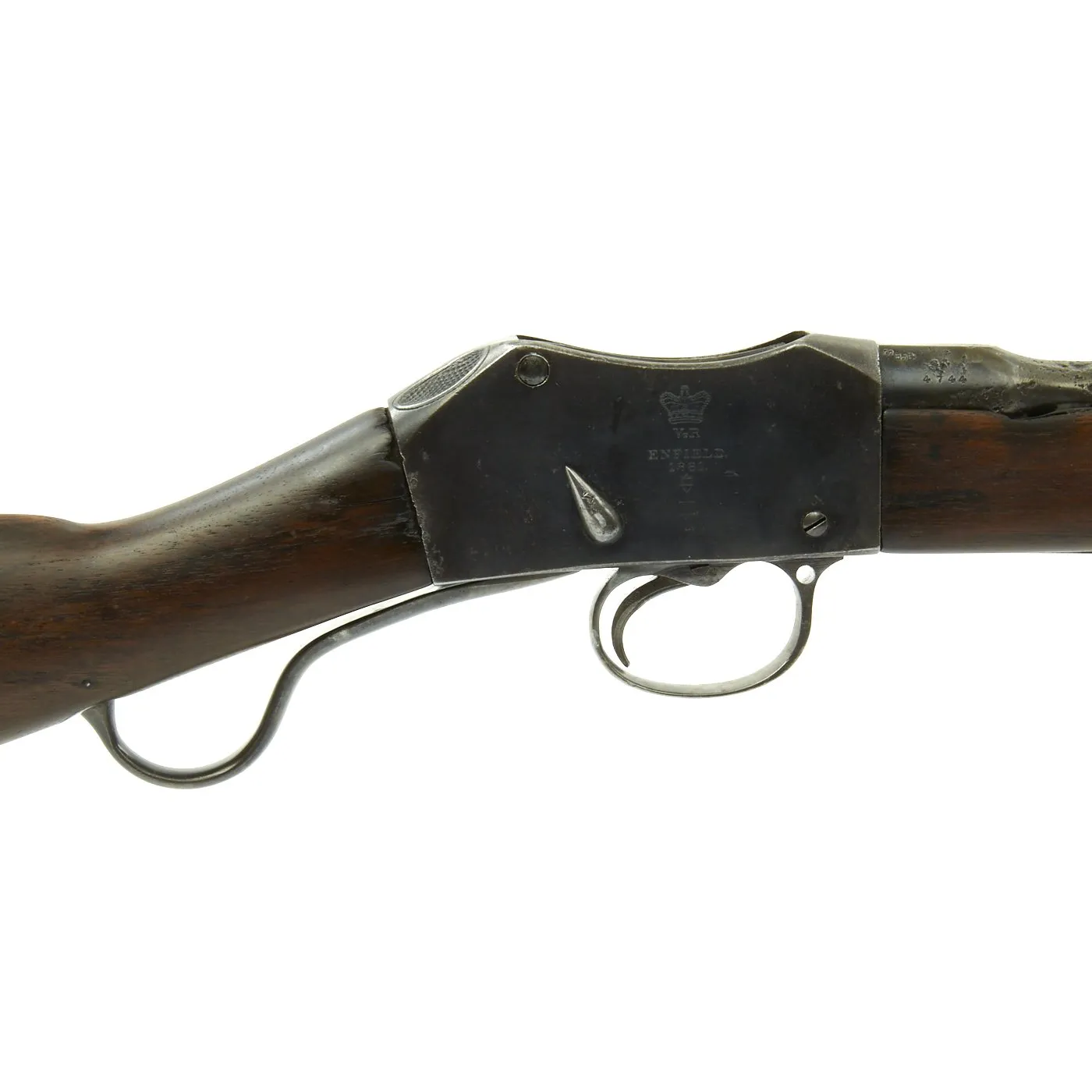 Original British Martini-Enfield .303 Rifle by RSAF Enfield with Bayonet - Dated 1881 converted 1895