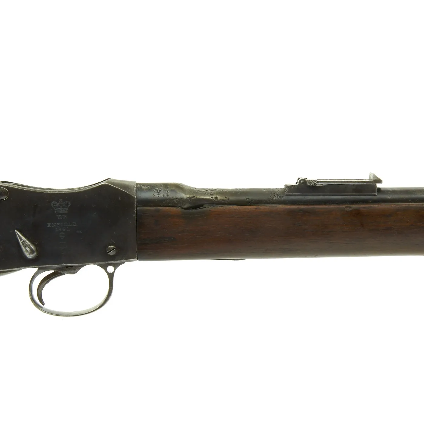 Original British Martini-Enfield .303 Rifle by RSAF Enfield with Bayonet - Dated 1881 converted 1895