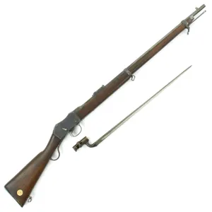 Original British Martini-Enfield .303 Rifle by RSAF Enfield with Bayonet - Dated 1881 converted 1895