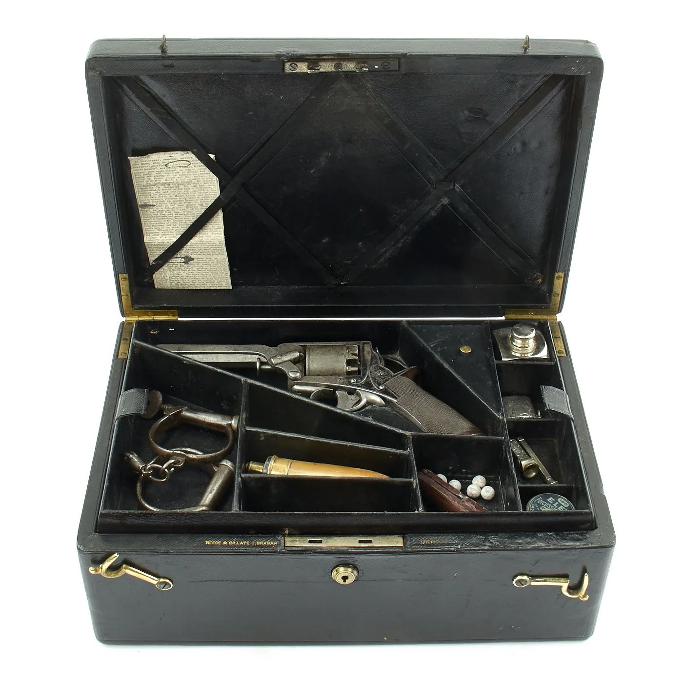 Original British Police Officer's Cased Revolver Set from Det. Sgt. William Thick - Jack the Ripper Investigator