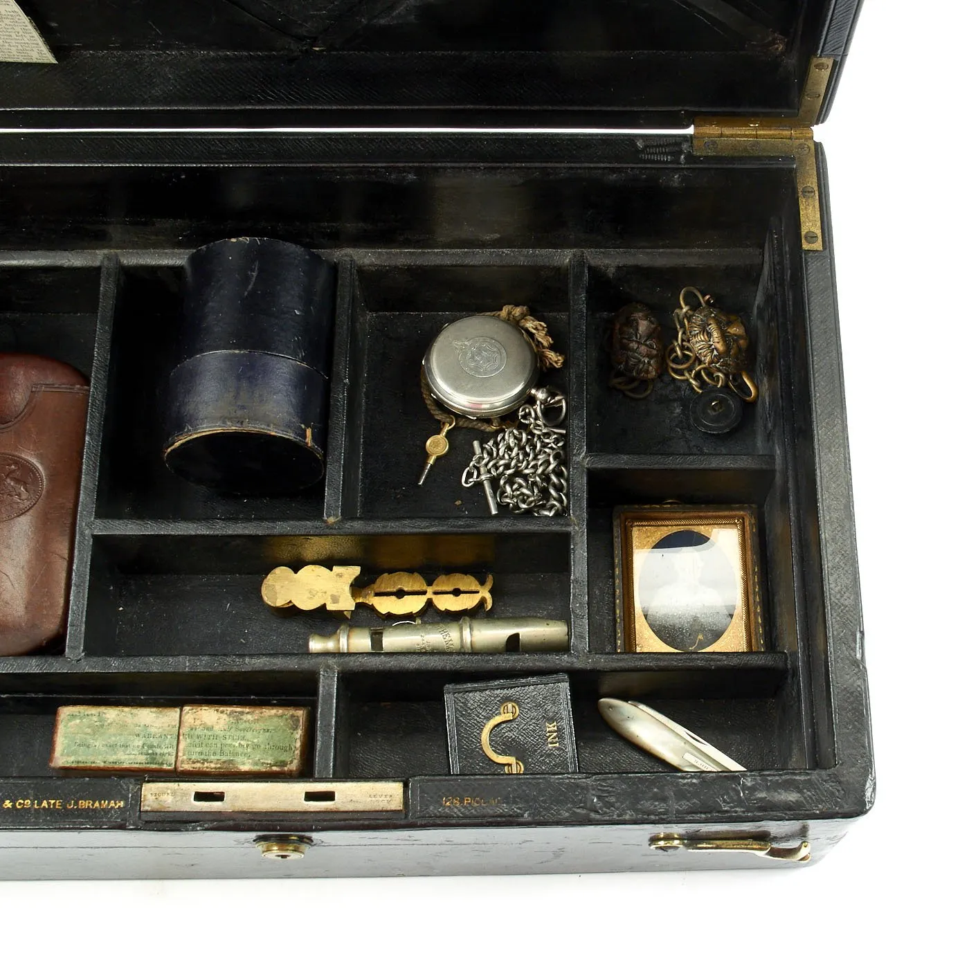 Original British Police Officer's Cased Revolver Set from Det. Sgt. William Thick - Jack the Ripper Investigator