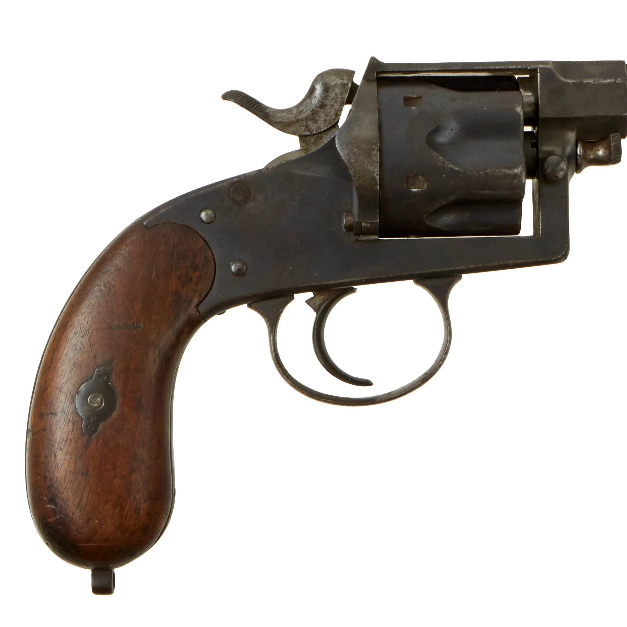 Original Imperial German Artillery Regiment Marked M1883 Reichsrevolver by Erfurt dated 1894 in Period Leather Holster - Serial 8240 l