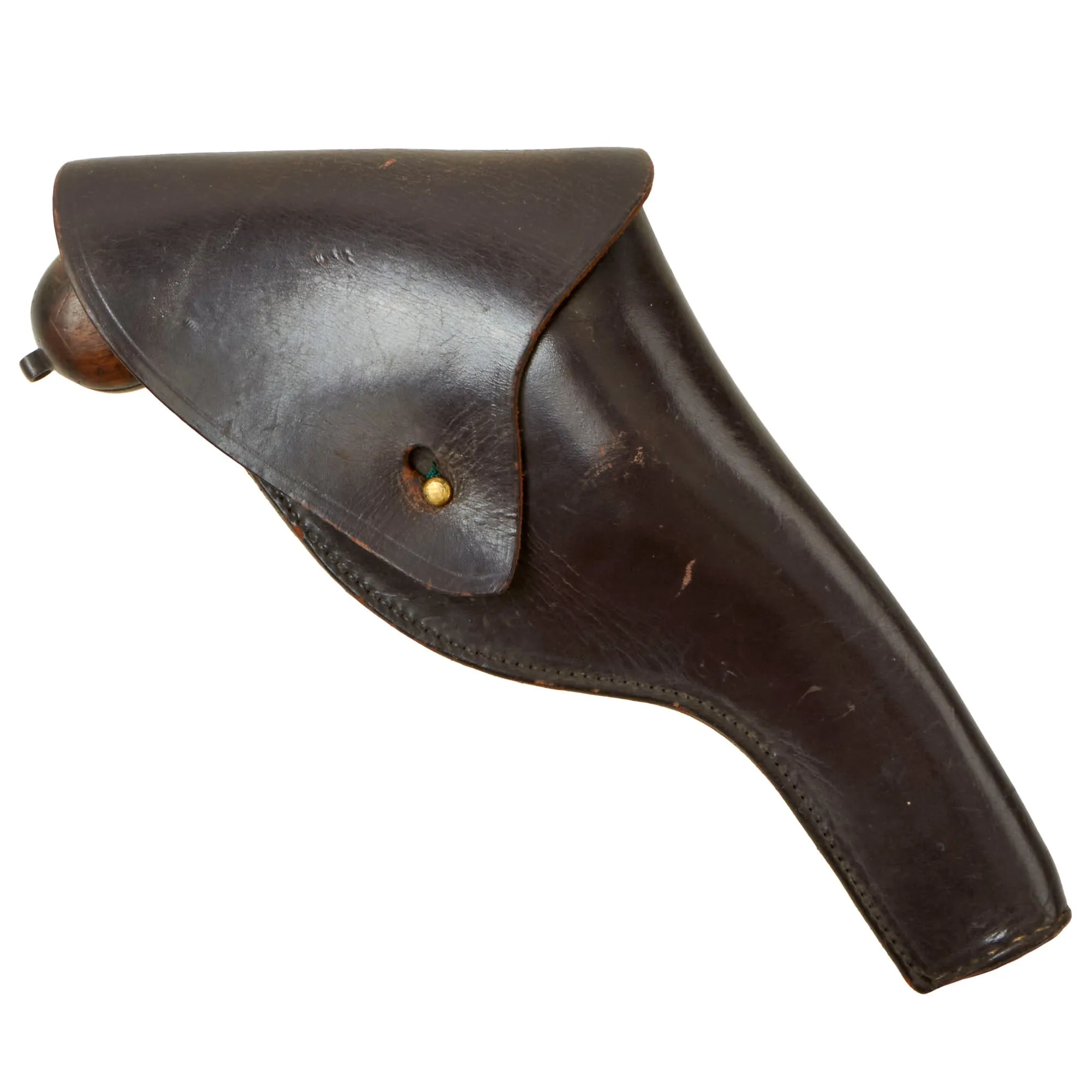 Original Imperial German Artillery Regiment Marked M1883 Reichsrevolver by Erfurt dated 1894 in Period Leather Holster - Serial 8240 l