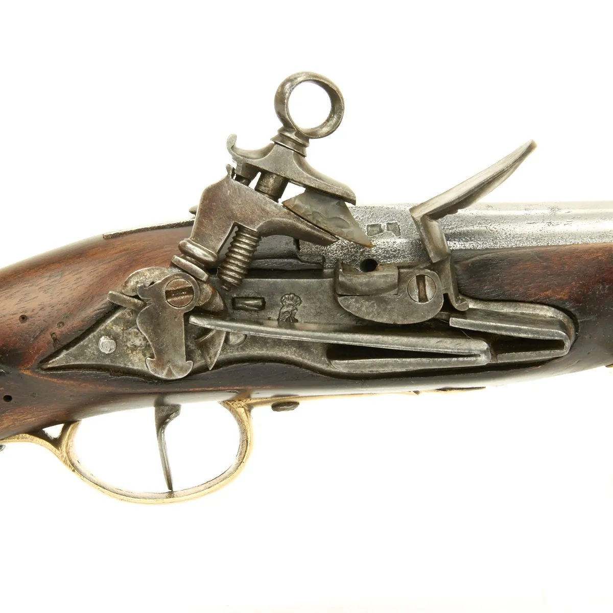 Original Spanish Napoleonic Miquelet Sea Service Pistol with Belt Hook - Circa 1812