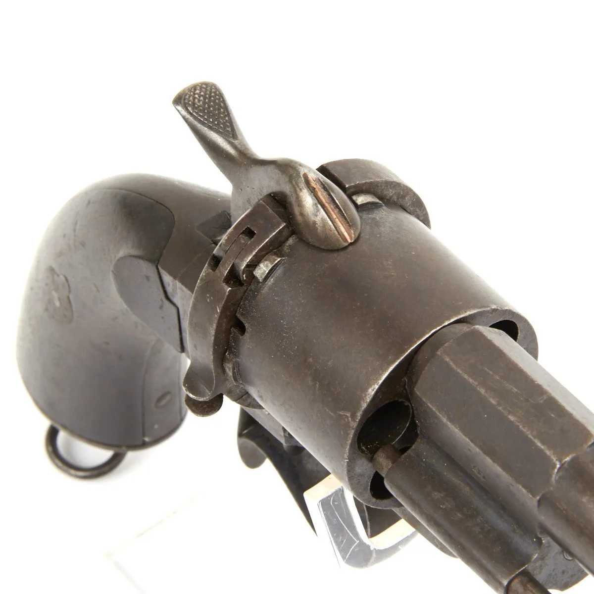 Original U.S. Civil War French M1854 Lefaucheux Cavalry Model 12mm Pinfire Revolver with Round