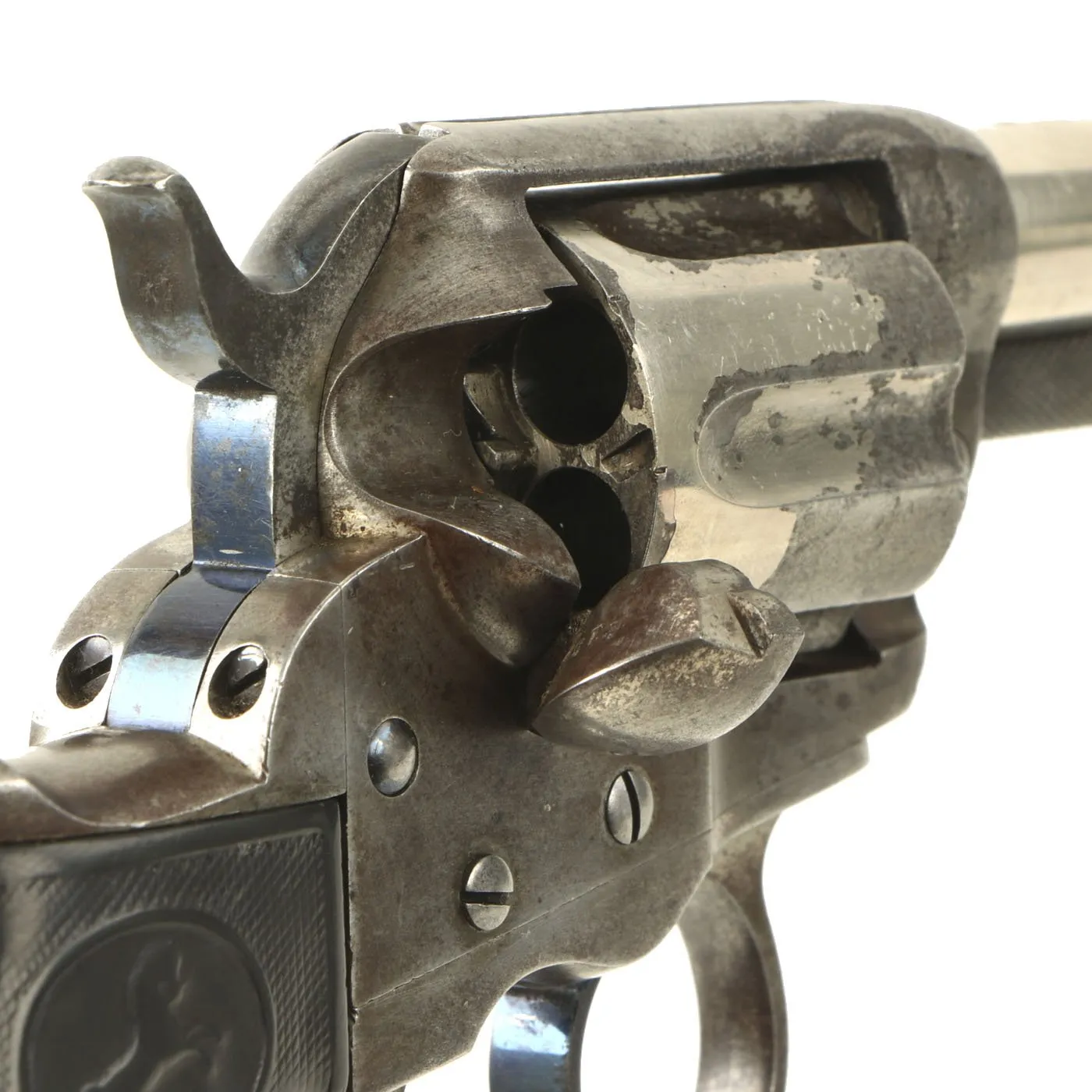 Original U.S. Colt M1877 .38cal Lightning Revolver with 3 1/2" Barrel made in 1886 - Serial 56524