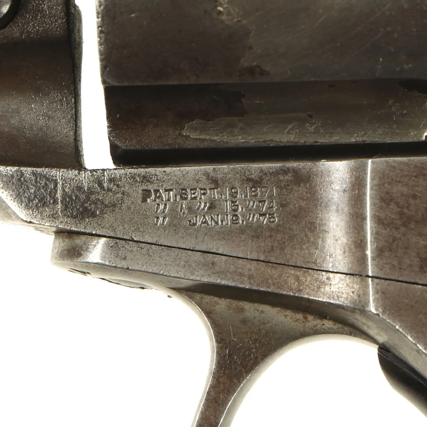 Original U.S. Colt M1877 .38cal Lightning Revolver with 3 1/2" Barrel made in 1886 - Serial 56524