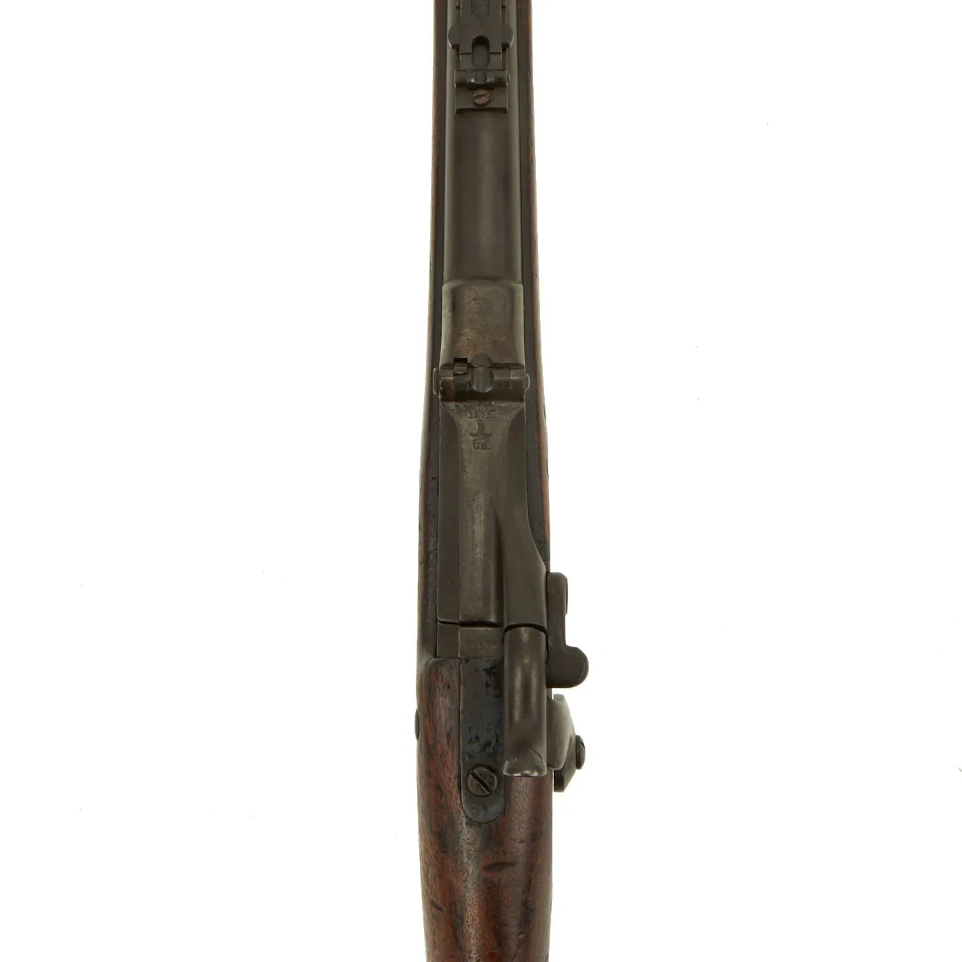 Original U.S. Early Springfield Trapdoor M1873 Rifle made in 1874 with 2 Notch Tumbler & Long Wrist - Serial No 31565