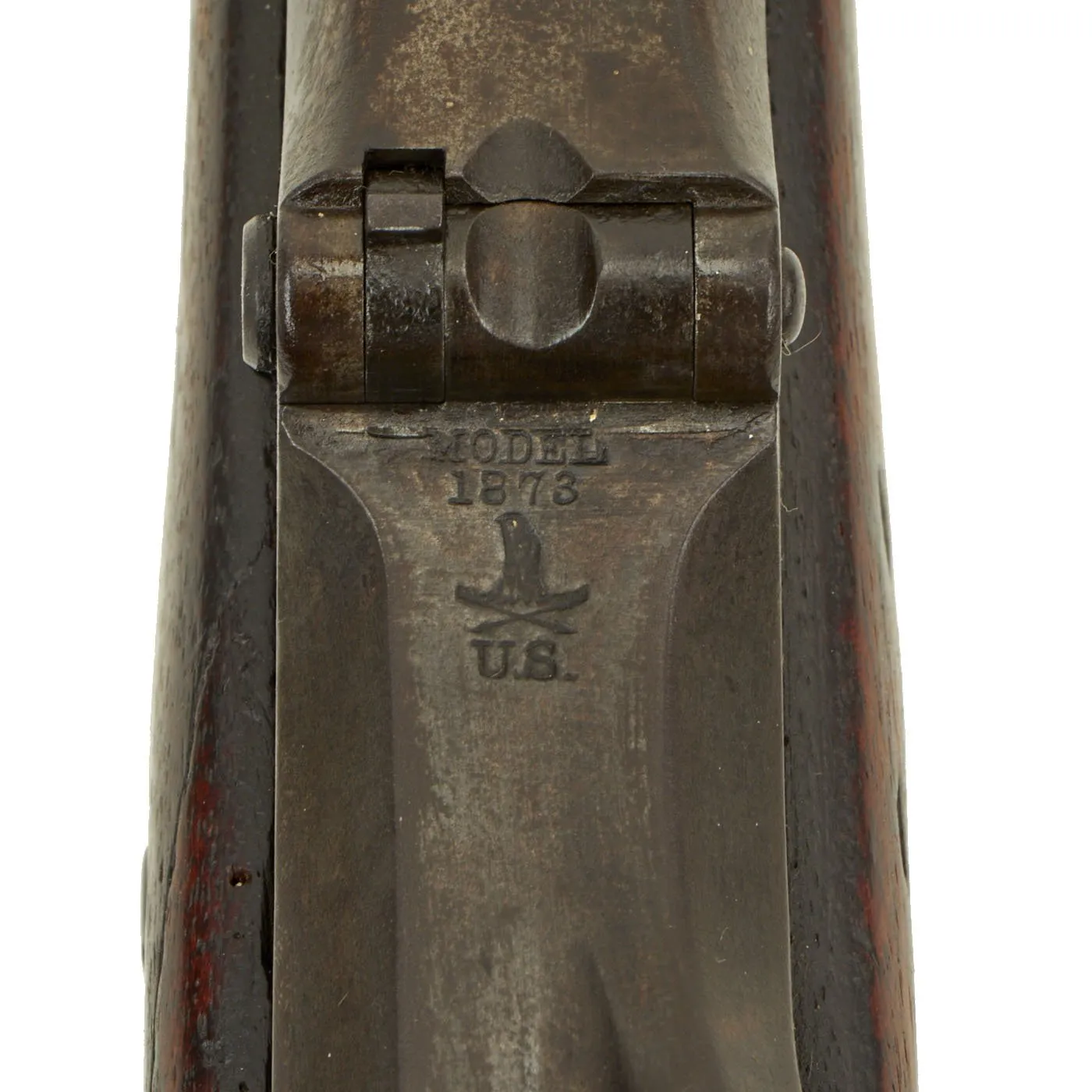 Original U.S. Early Springfield Trapdoor M1873 Rifle made in 1874 with 2 Notch Tumbler & Long Wrist - Serial No 31565