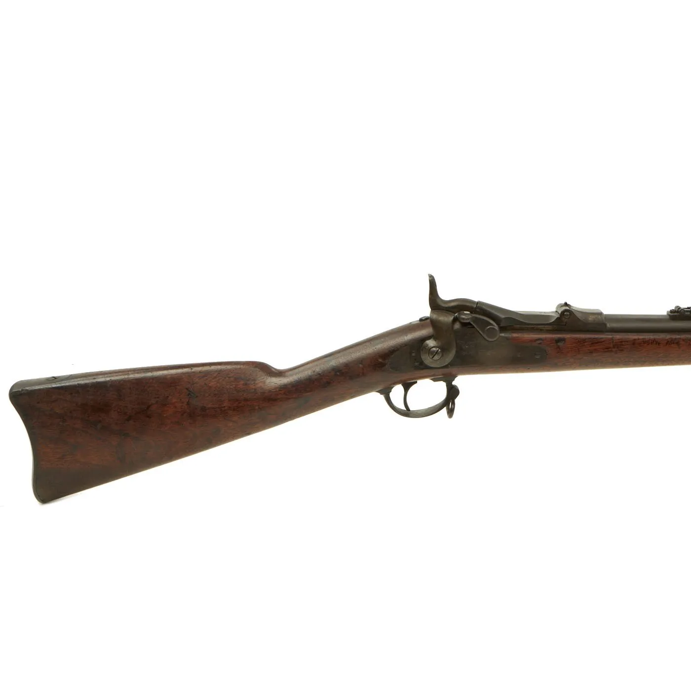 Original U.S. Early Springfield Trapdoor M1873 Rifle made in 1874 with 2 Notch Tumbler & Long Wrist - Serial No 31565