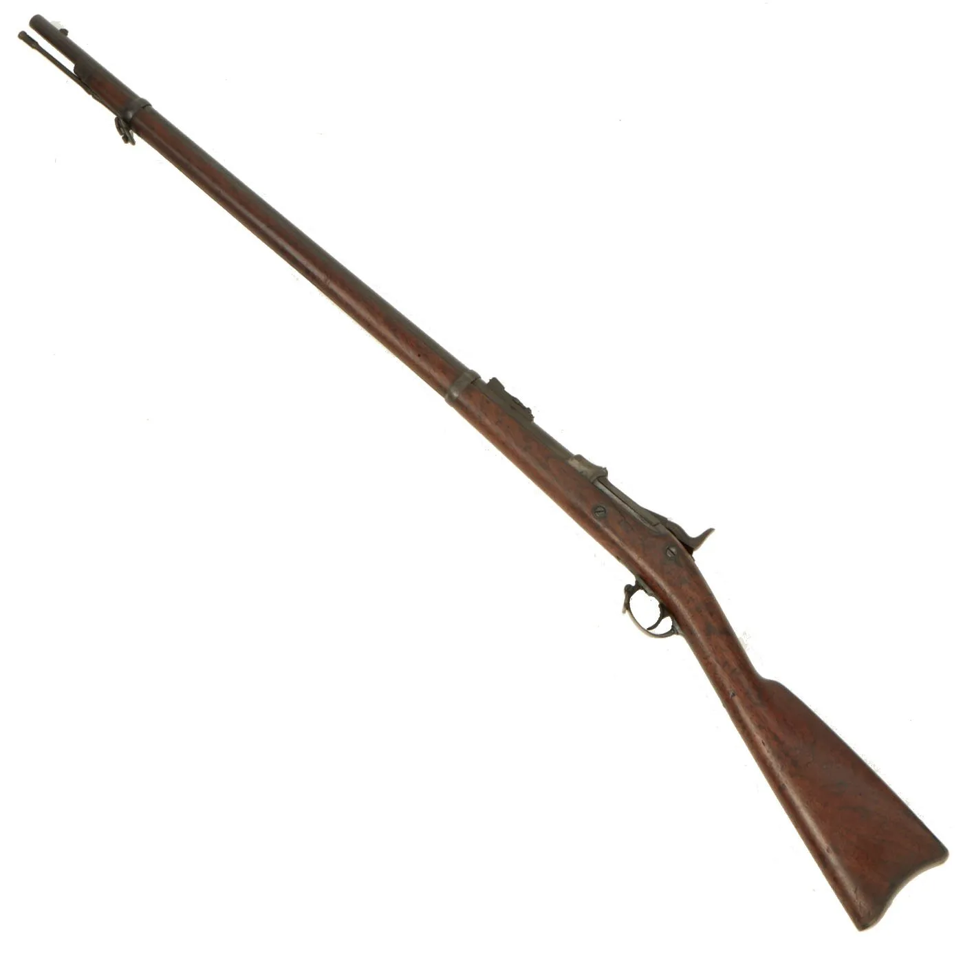 Original U.S. Early Springfield Trapdoor M1873 Rifle made in 1874 with 2 Notch Tumbler & Long Wrist - Serial No 31565