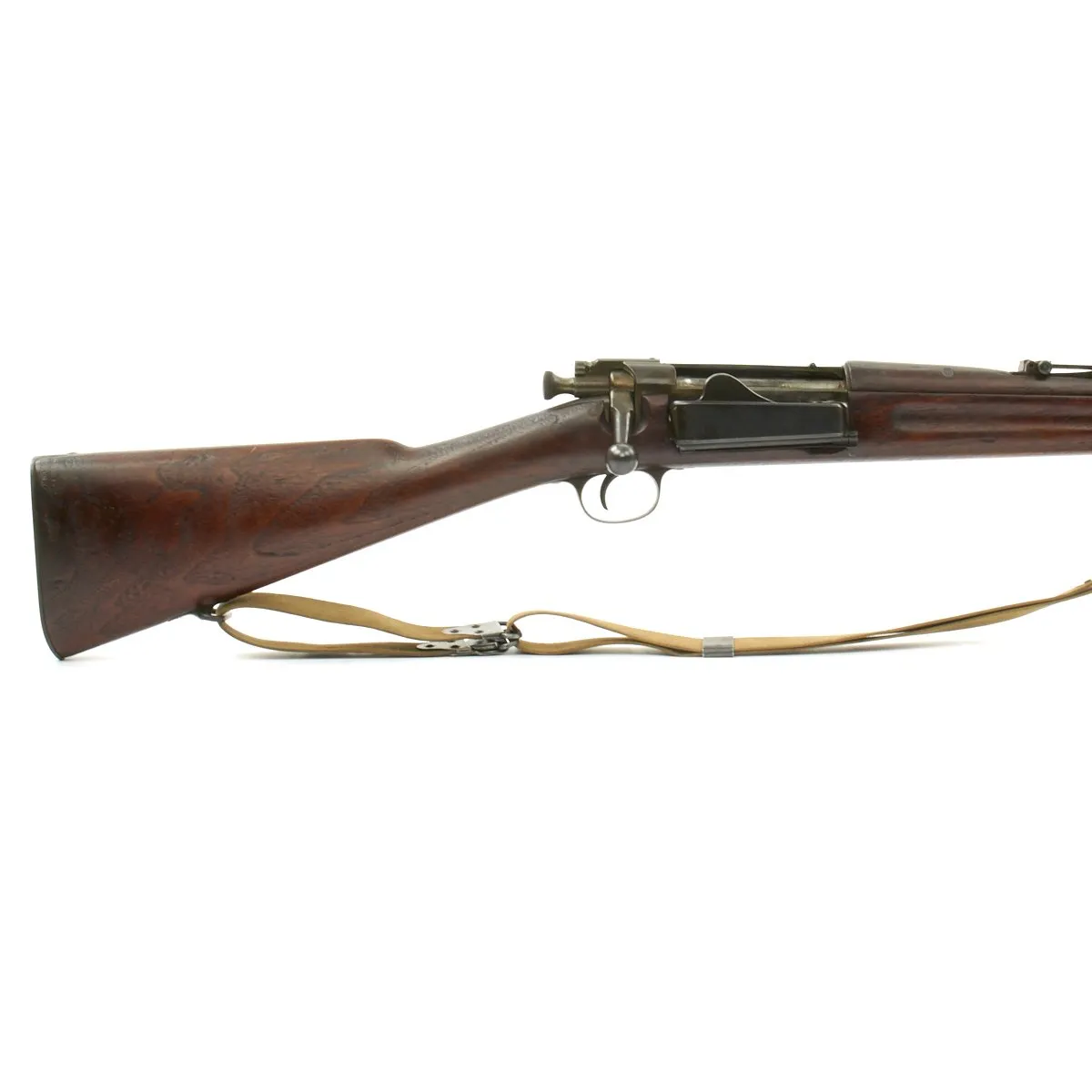 Original U.S. Springfield M1896 .30-40 Krag-Jørgensen Rifle Serial 660693 with Bayonet and Sling - Made in 1896