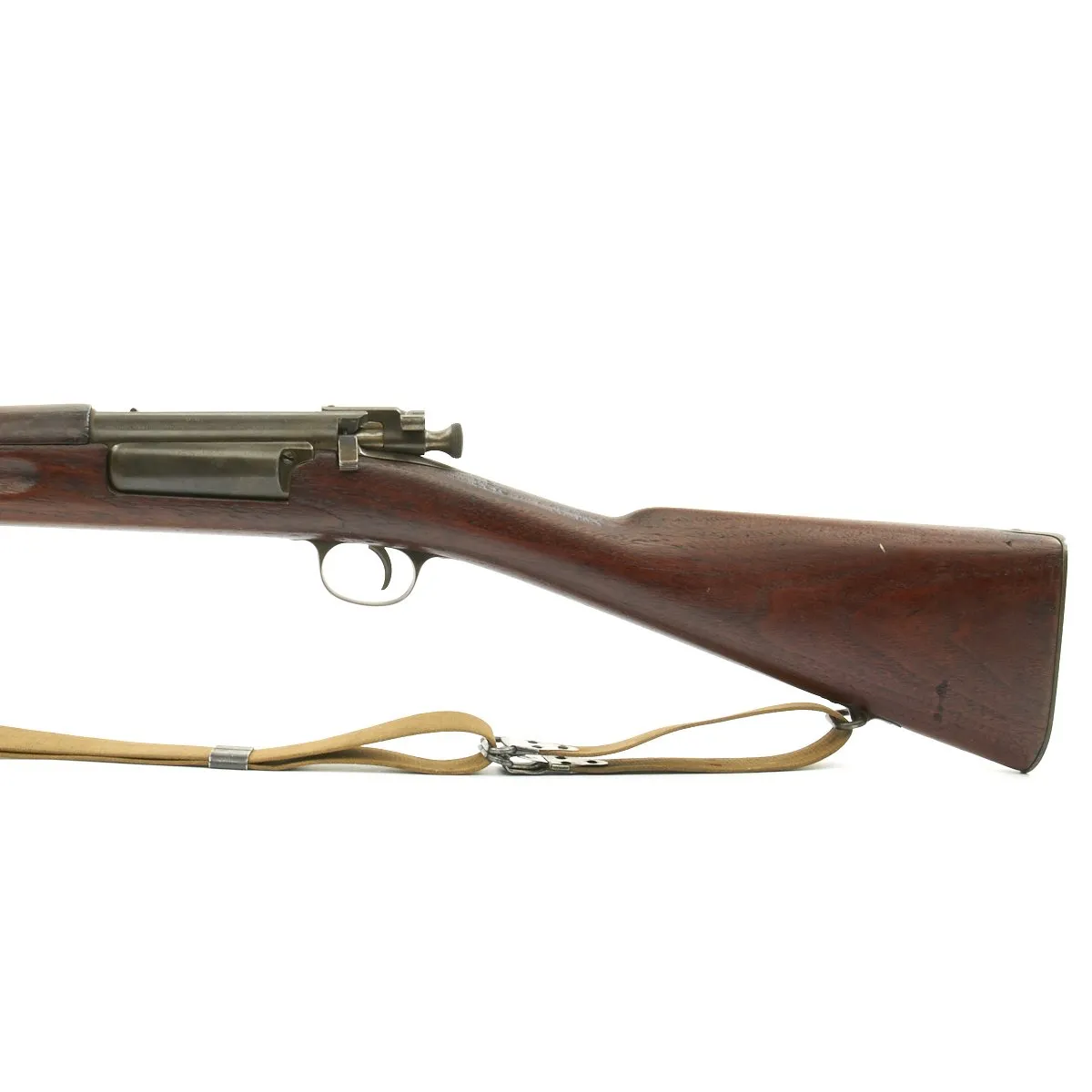 Original U.S. Springfield M1896 .30-40 Krag-Jørgensen Rifle Serial 660693 with Bayonet and Sling - Made in 1896