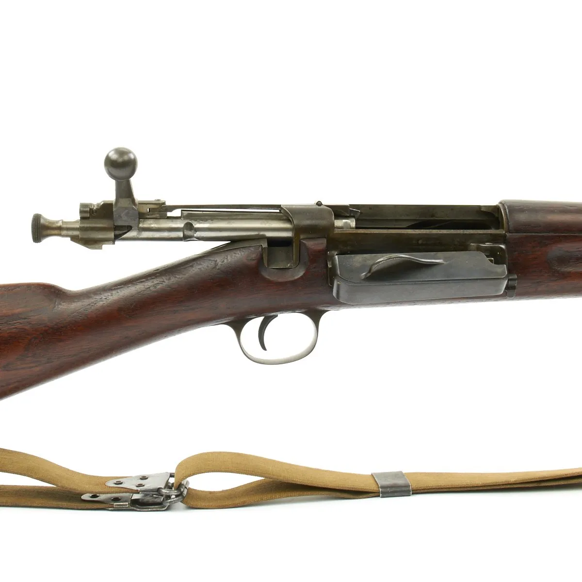 Original U.S. Springfield M1896 .30-40 Krag-Jørgensen Rifle Serial 660693 with Bayonet and Sling - Made in 1896