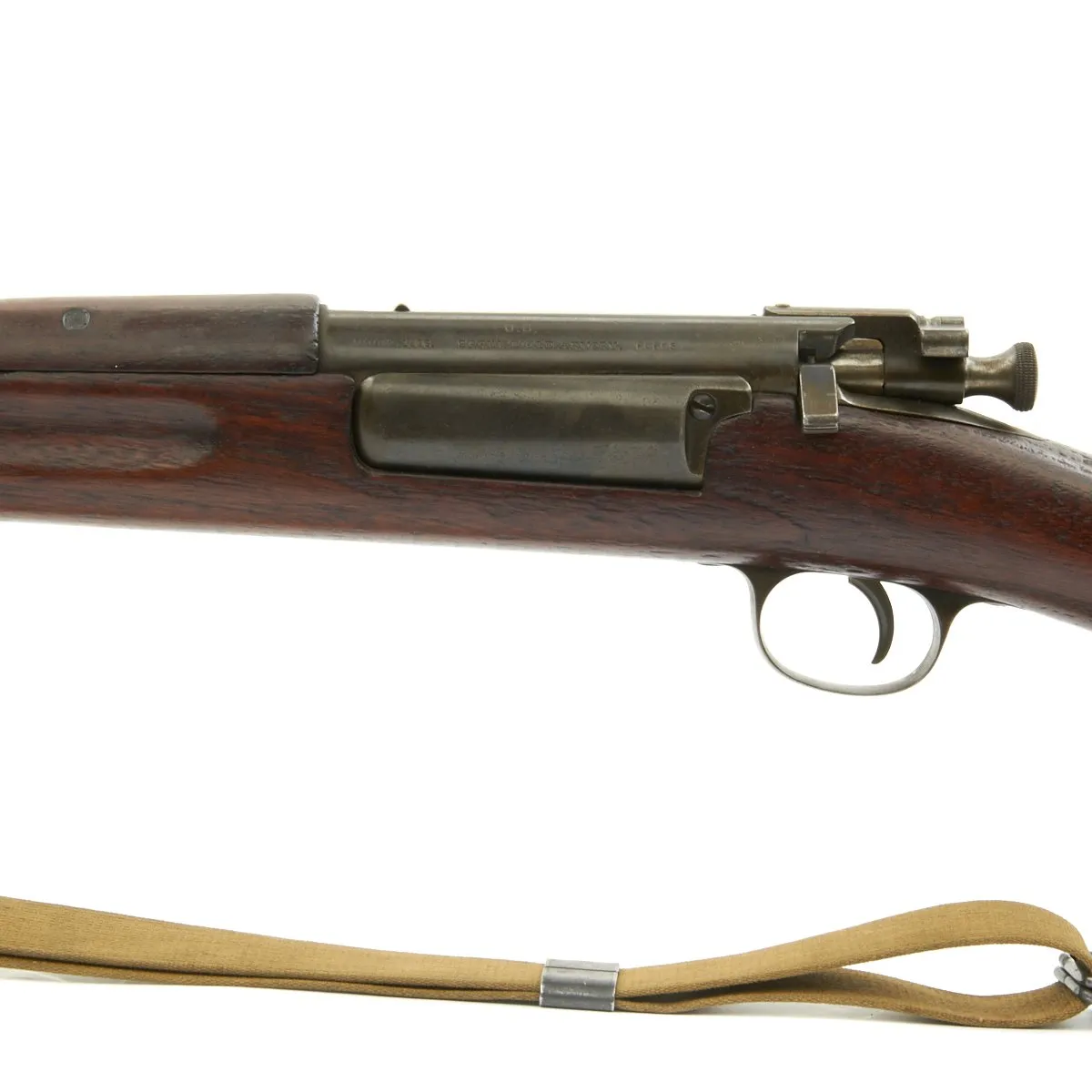 Original U.S. Springfield M1896 .30-40 Krag-Jørgensen Rifle Serial 660693 with Bayonet and Sling - Made in 1896