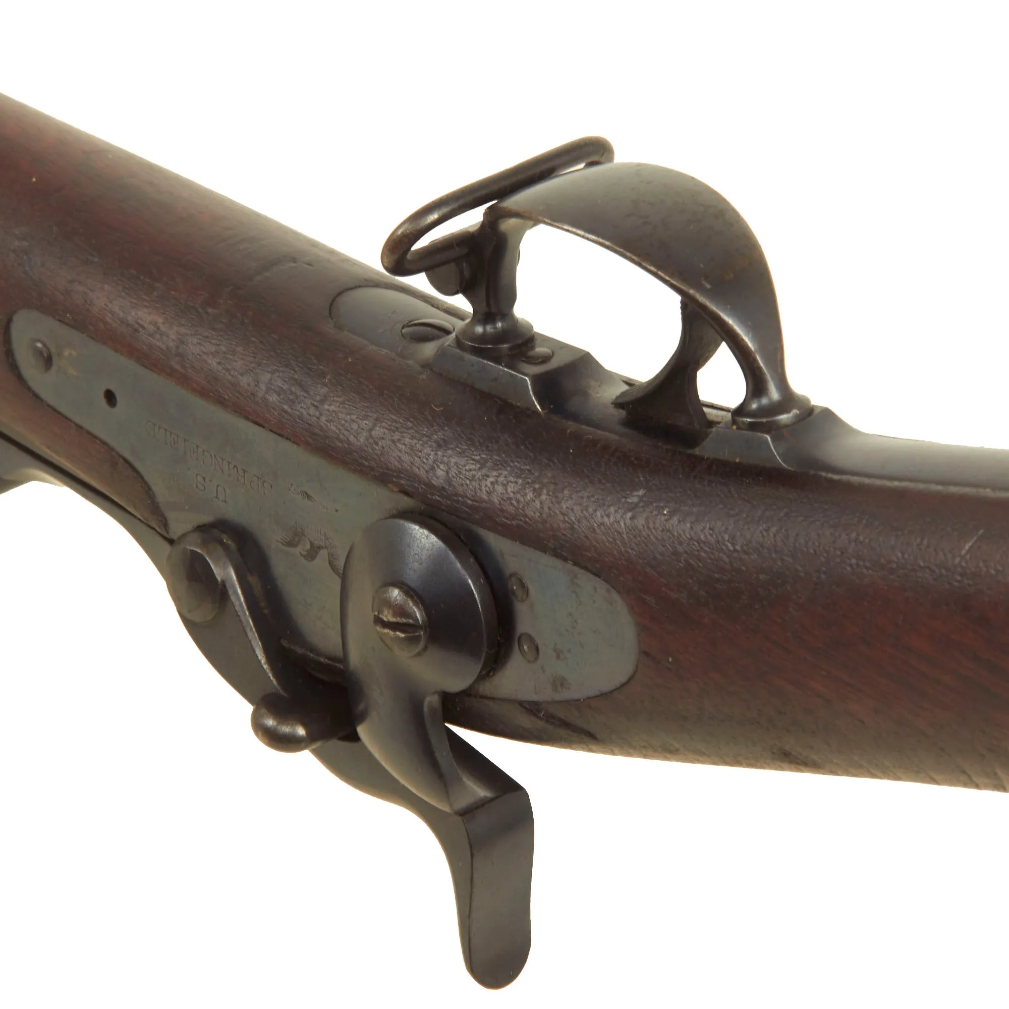 Original U.S. Springfield Trapdoor M1884 Rifle with Standard Ram Rod made in 1888 - Serial 389573