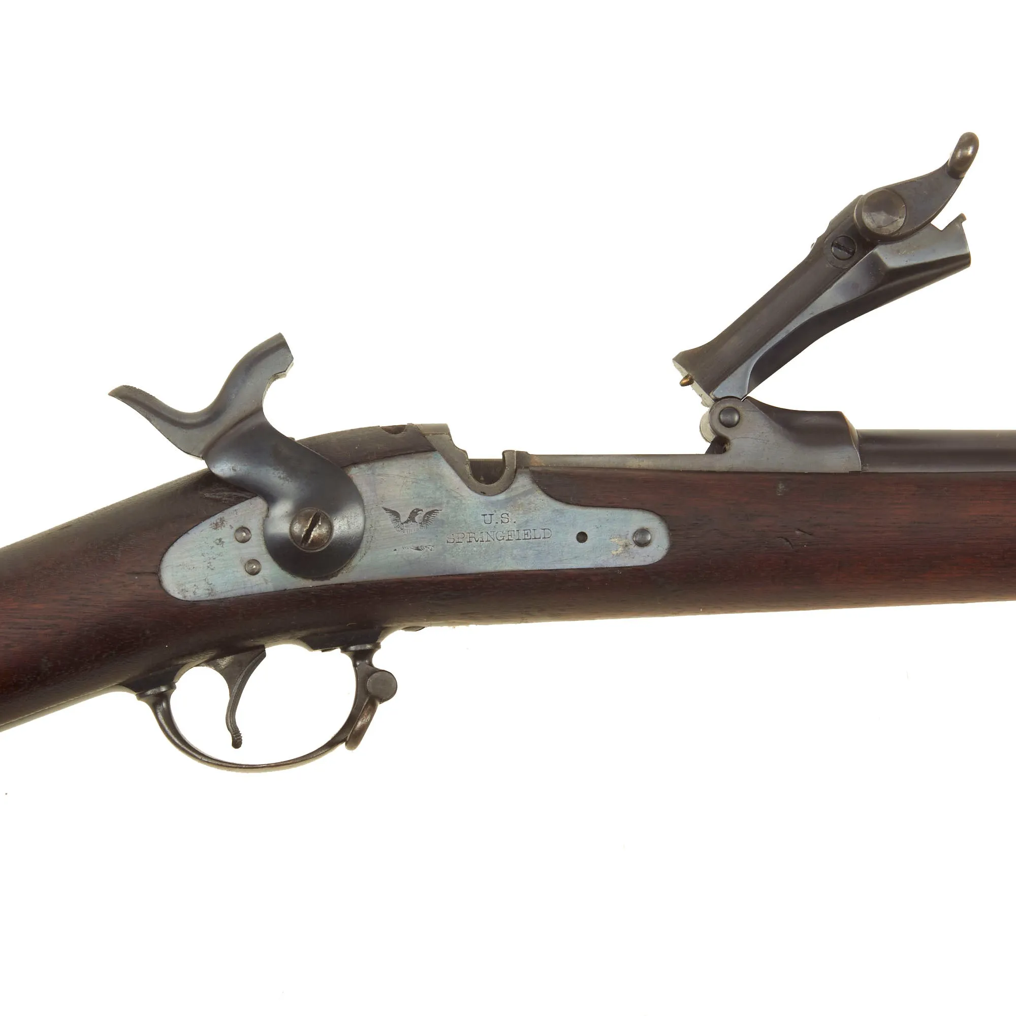 Original U.S. Springfield Trapdoor M1884 Rifle with Standard Ram Rod made in 1888 - Serial 389573