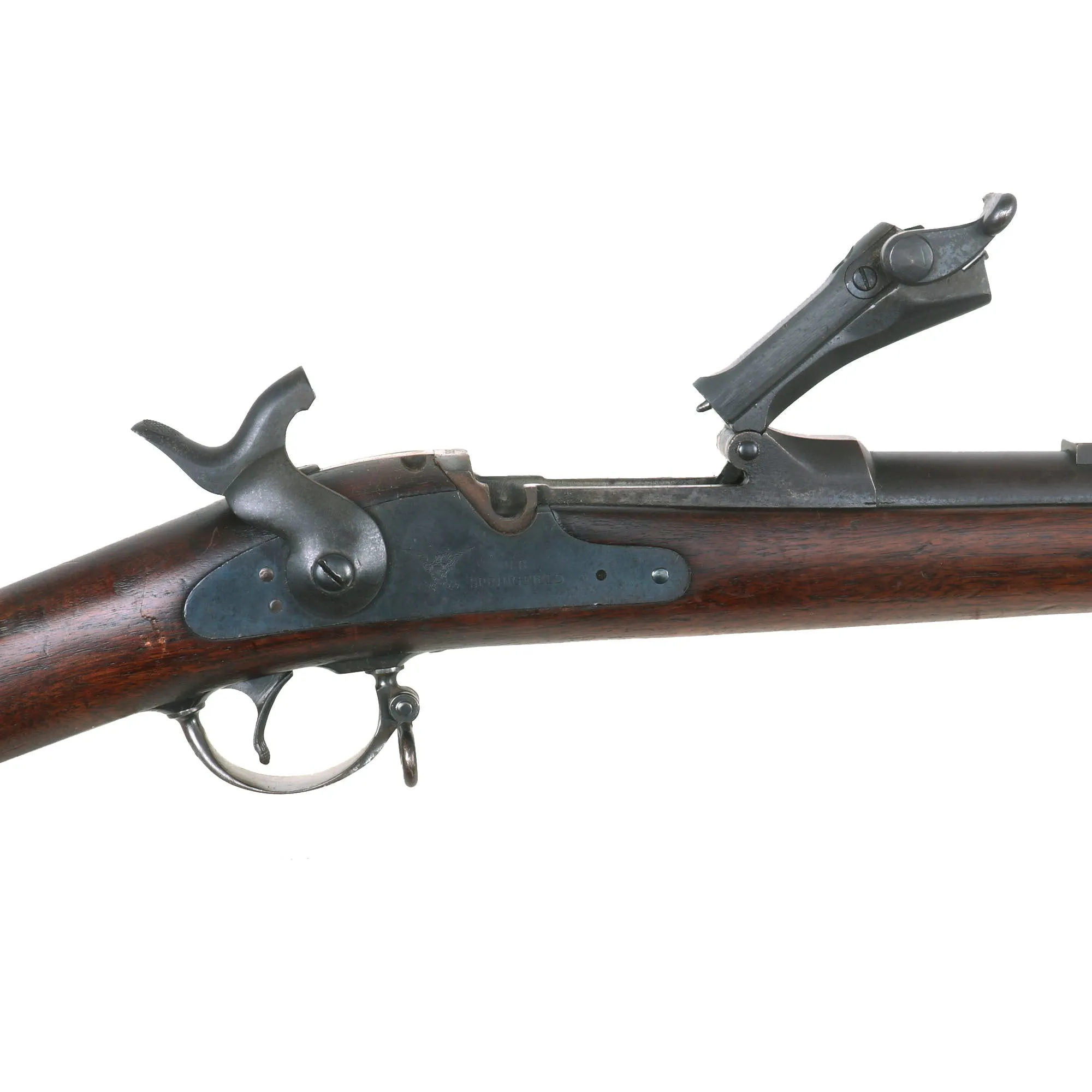 Original U.S. Springfield Trapdoor Model 1884 Rifle with Standard Ram Rod made in 1887 - Serial 365761