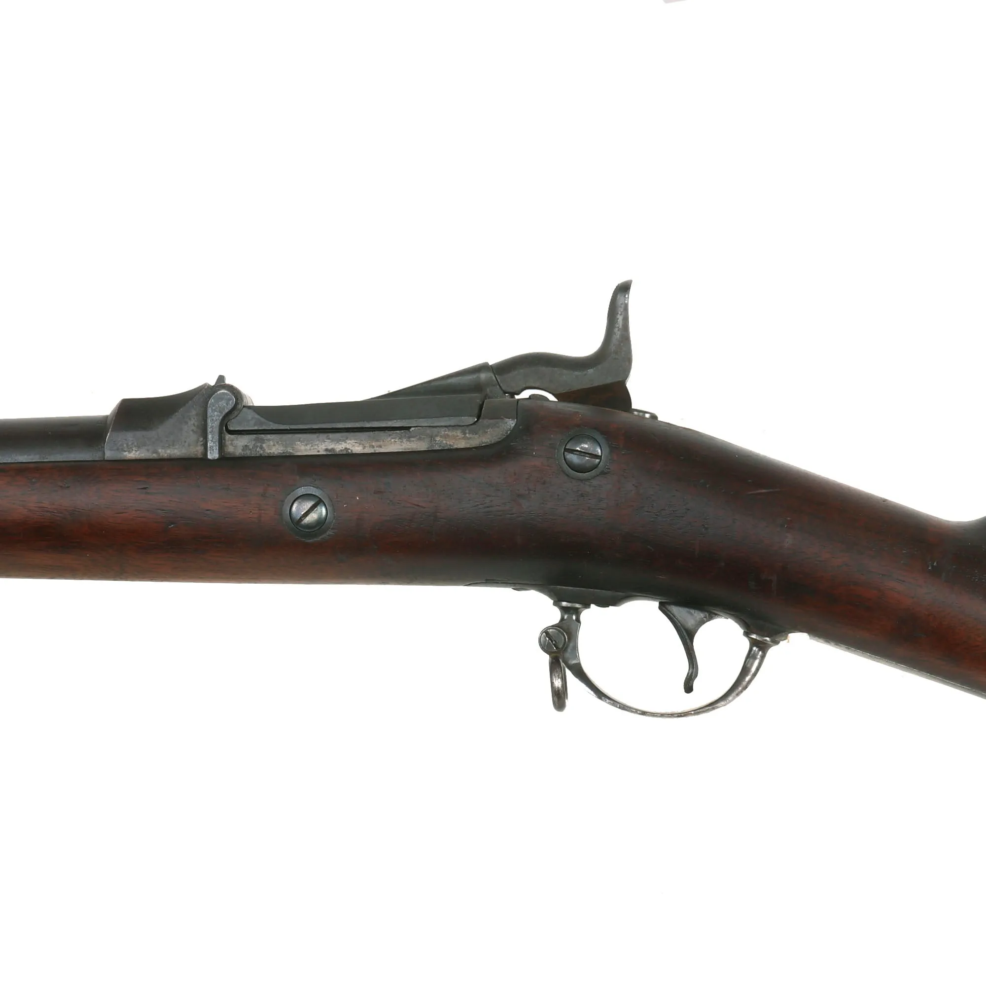 Original U.S. Springfield Trapdoor Model 1884 Rifle with Standard Ram Rod made in 1887 - Serial 365761