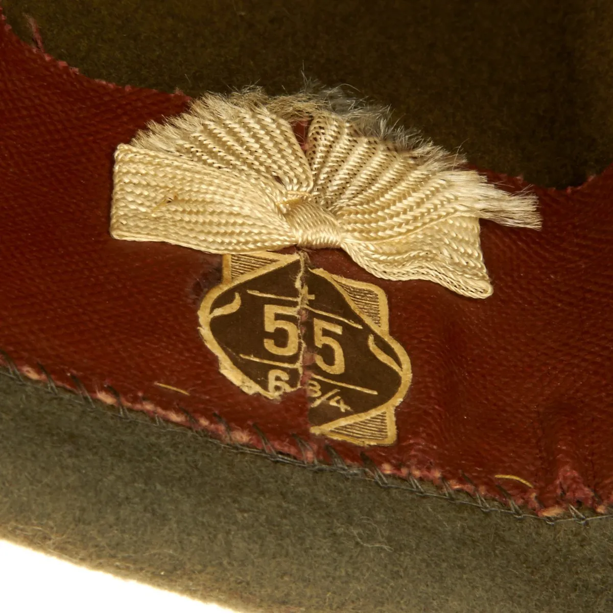 Original WWII Royal Italian Army Alpine Division Colonels Alpini Cap