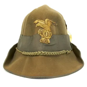 Original WWII Royal Italian Army Alpine Division Colonels Alpini Cap